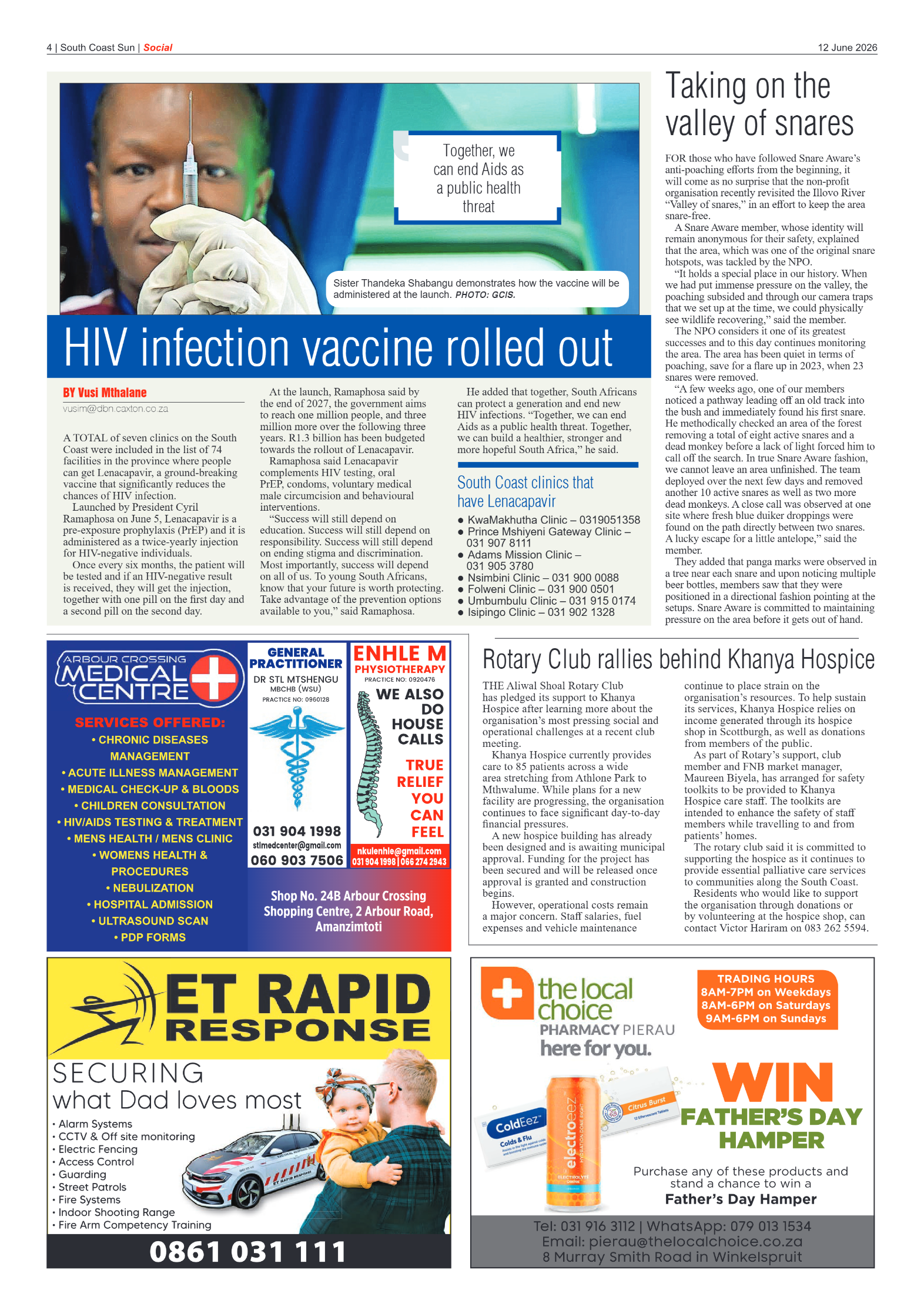 South Coast Sun 12 June 2026 page 4