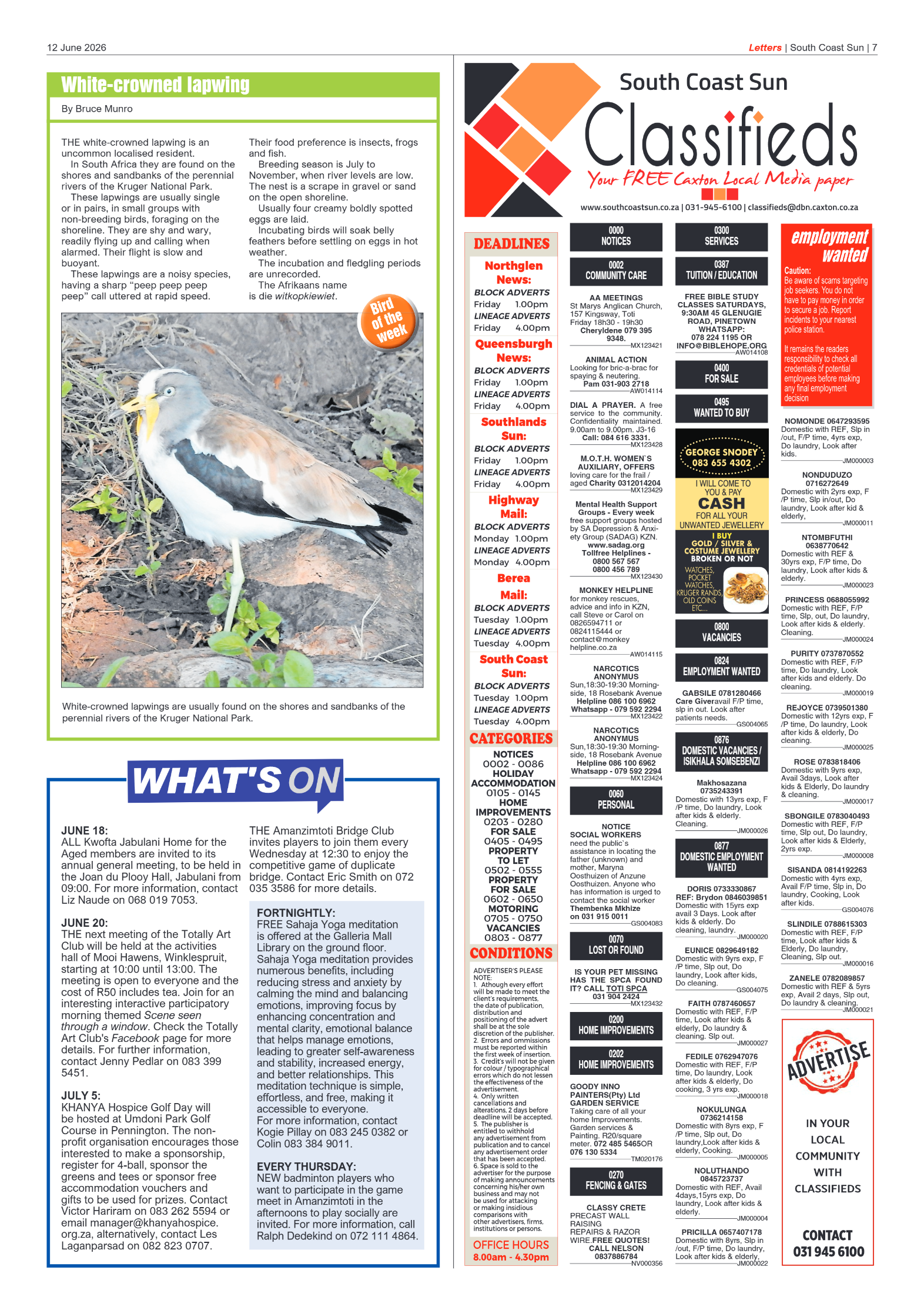 South Coast Sun 12 June 2026 page 7