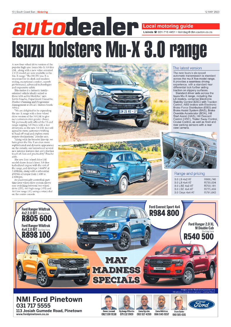 South Coast Sun 12 May 2023 page 10