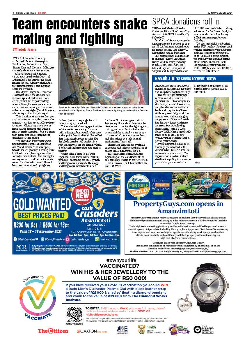 South Coast Sun 12 November 2021 page 4