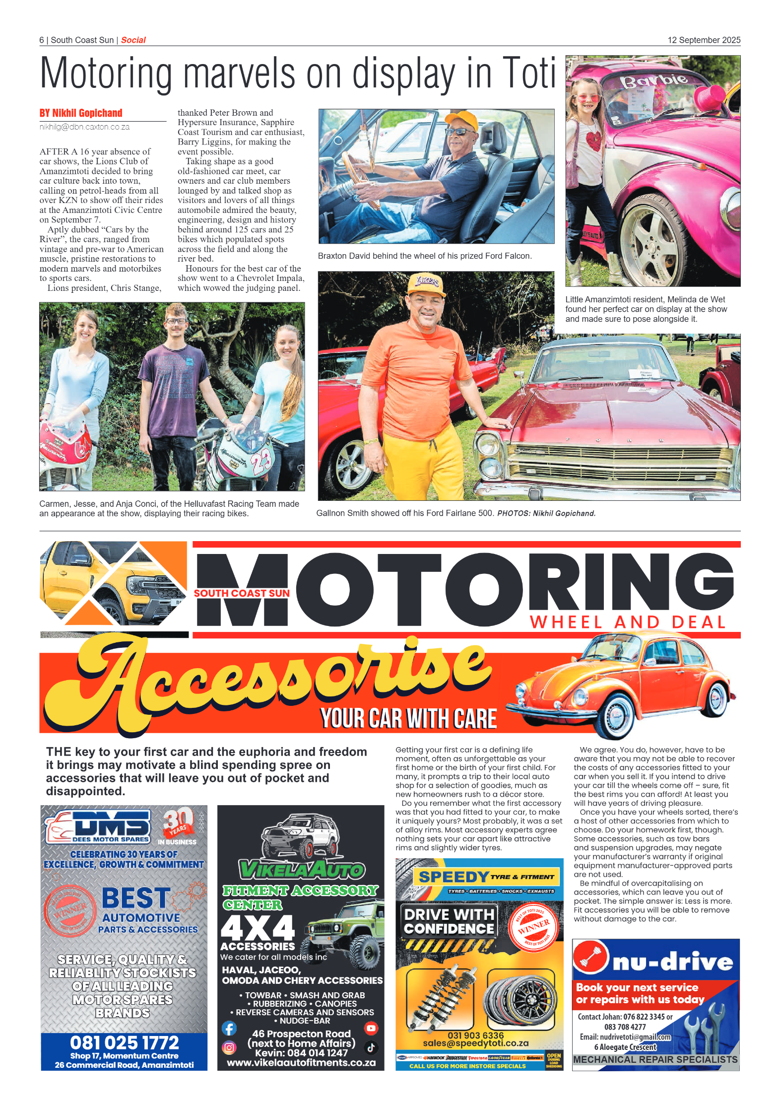 South Coast Sun 12 September 2025 page 6