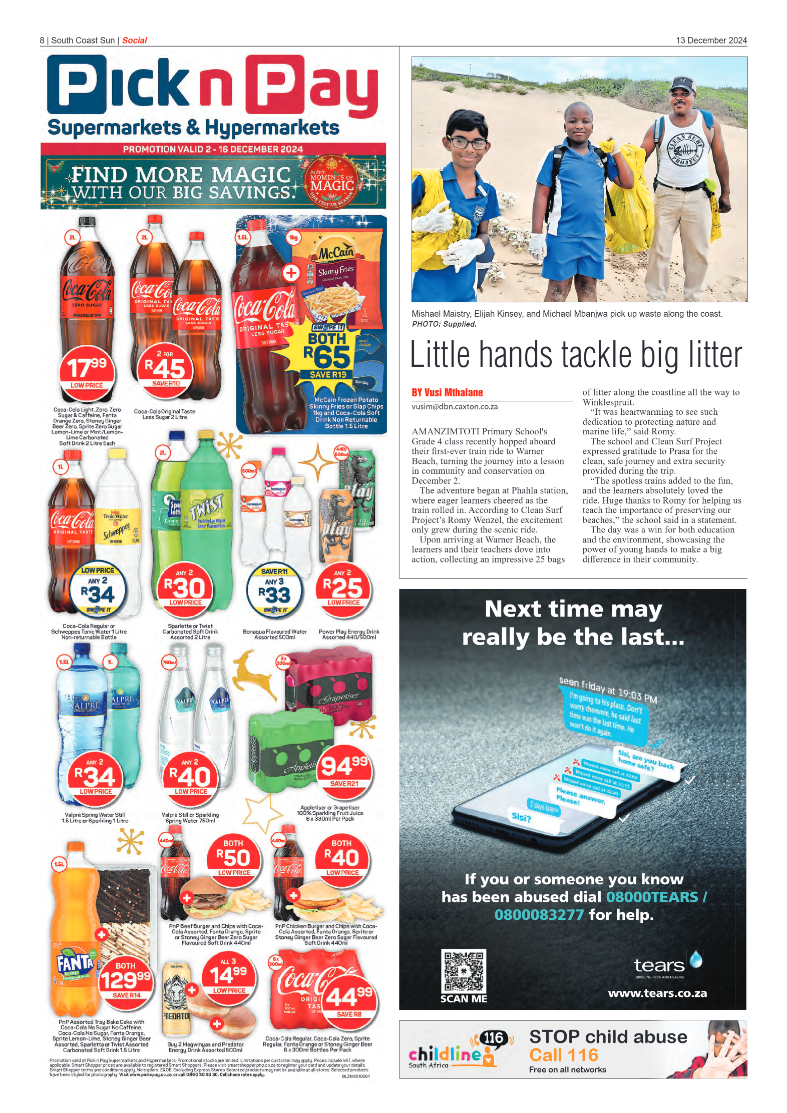 South Coast Sun 13 December 2024 page 8