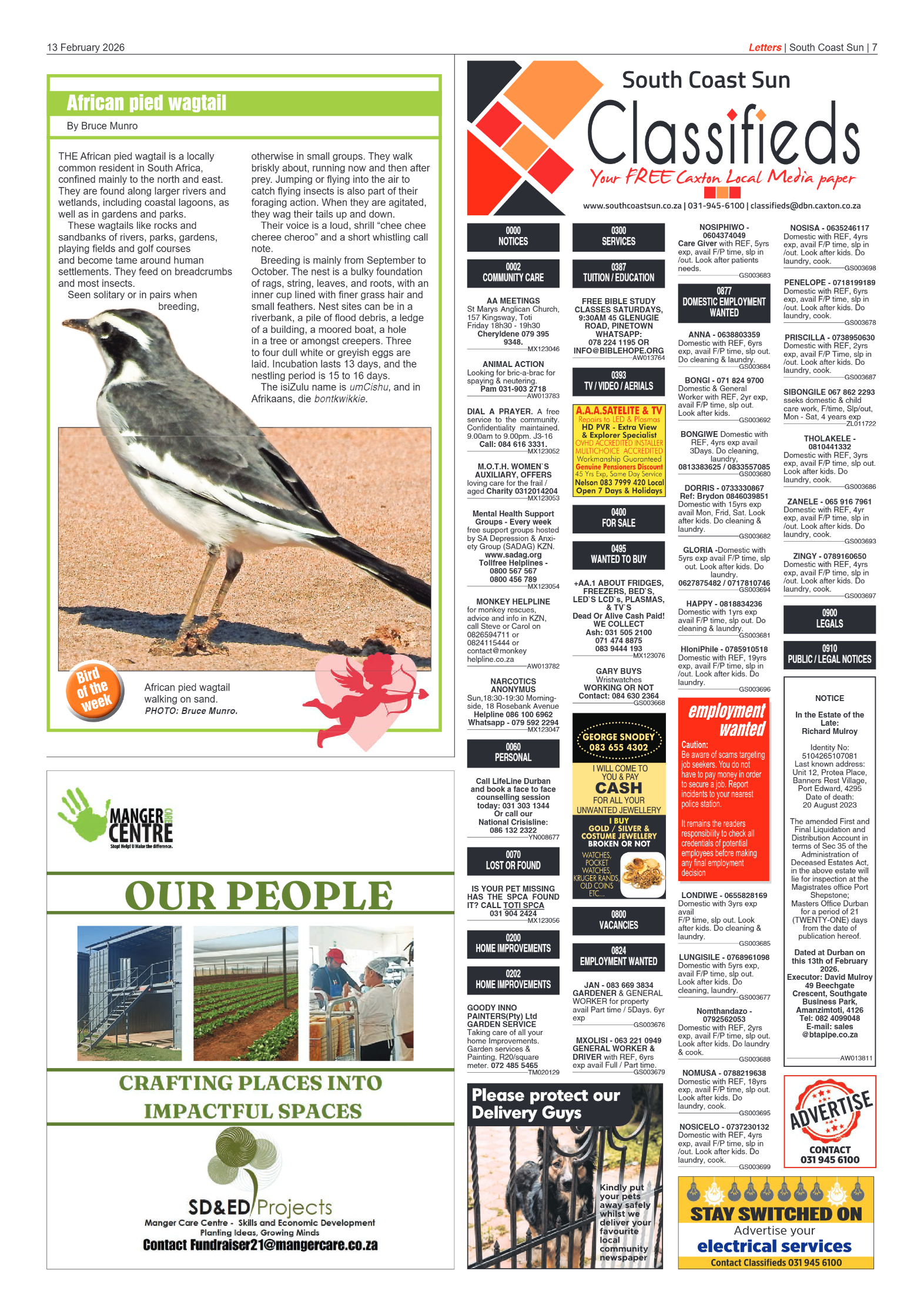 South Coast Sun 13 February 2026 page 7