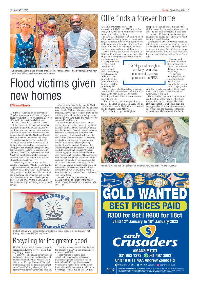 South Coast Sun 13 January 2023 page 5