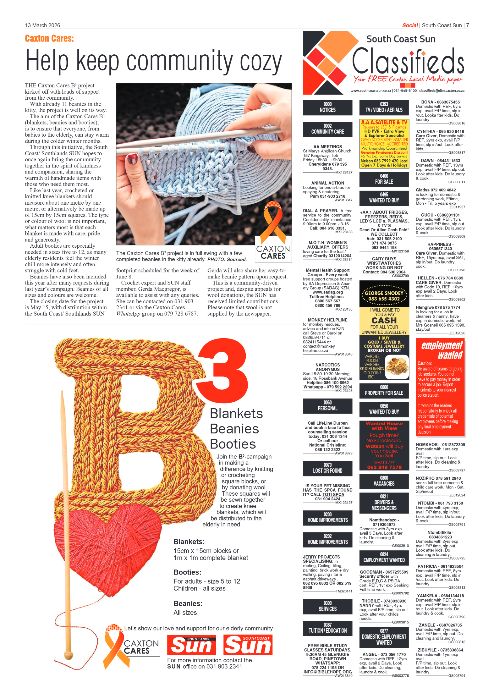 South Coast Sun 13 March 2026 page 7