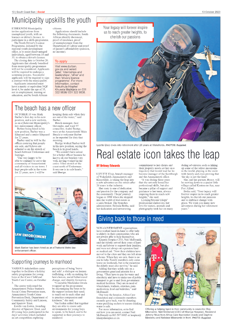 South Coast Sun 13 October 2023 page 10