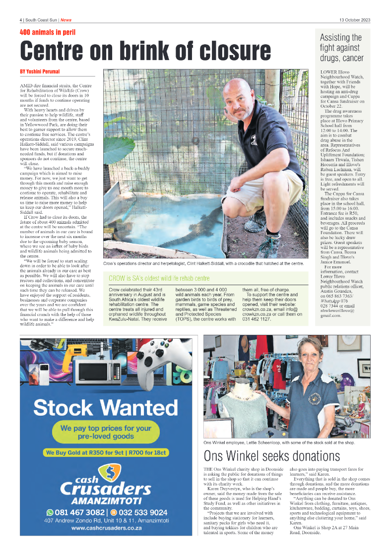 South Coast Sun 13 October 2023 page 4