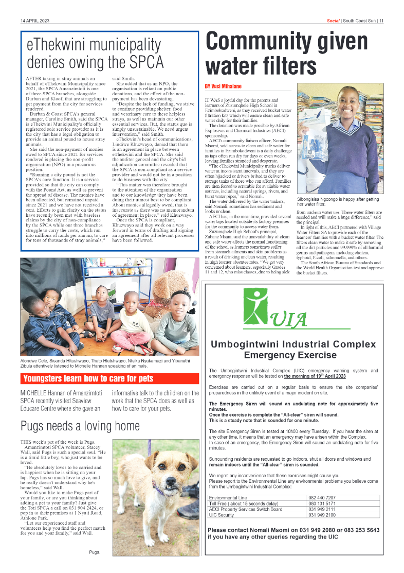 South Coast Sun 14 April 2023 page 11