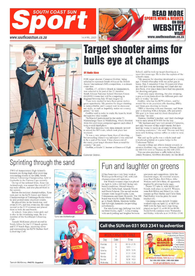 South Coast Sun 14 April 2023 page 16
