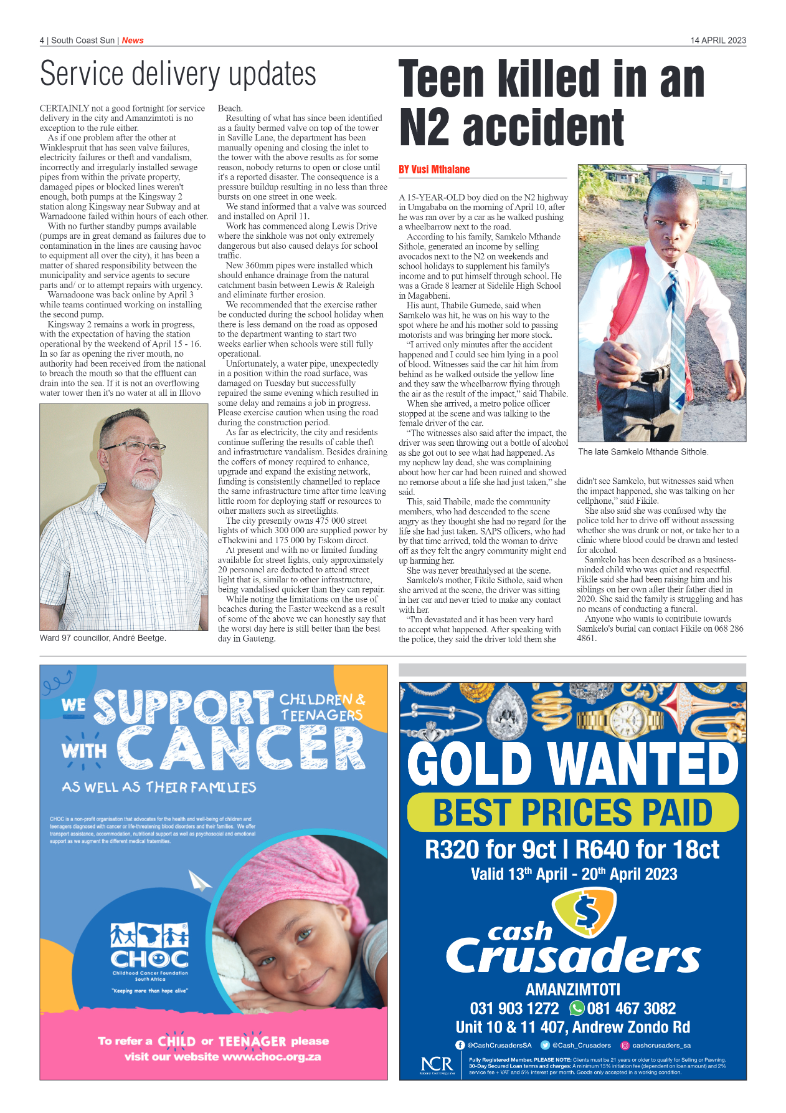 South Coast Sun 14 April 2023 page 4