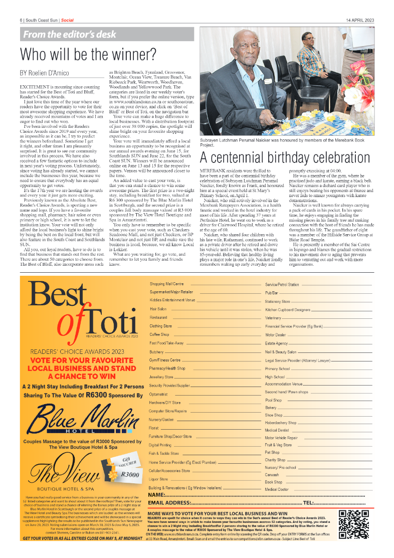 South Coast Sun 14 April 2023 page 6