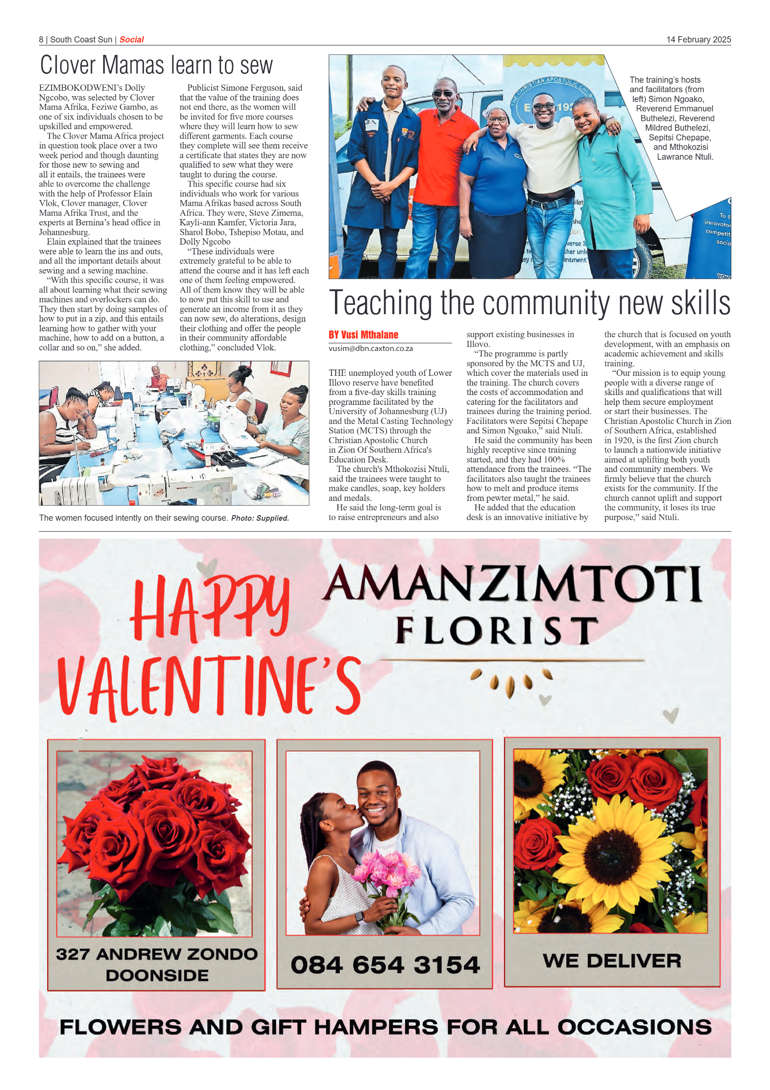 South Coast Sun 14 February 2025 page 8