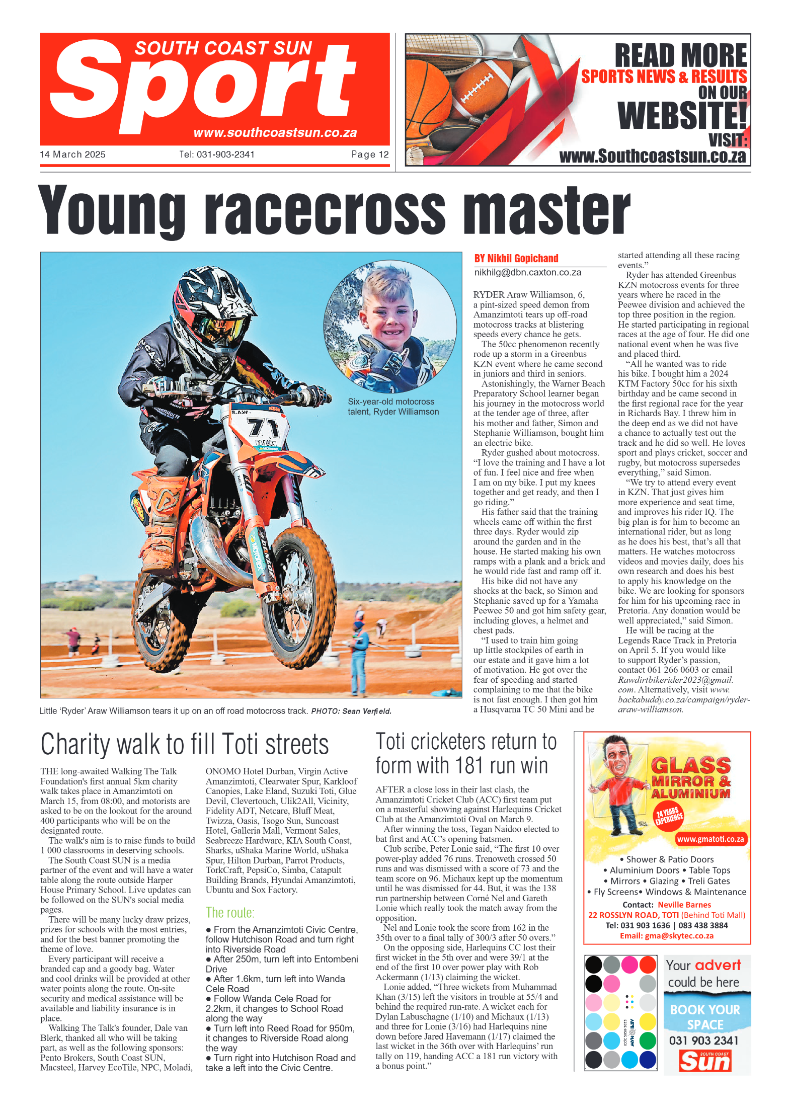 South Coast Sun 14 March 2025 page 12