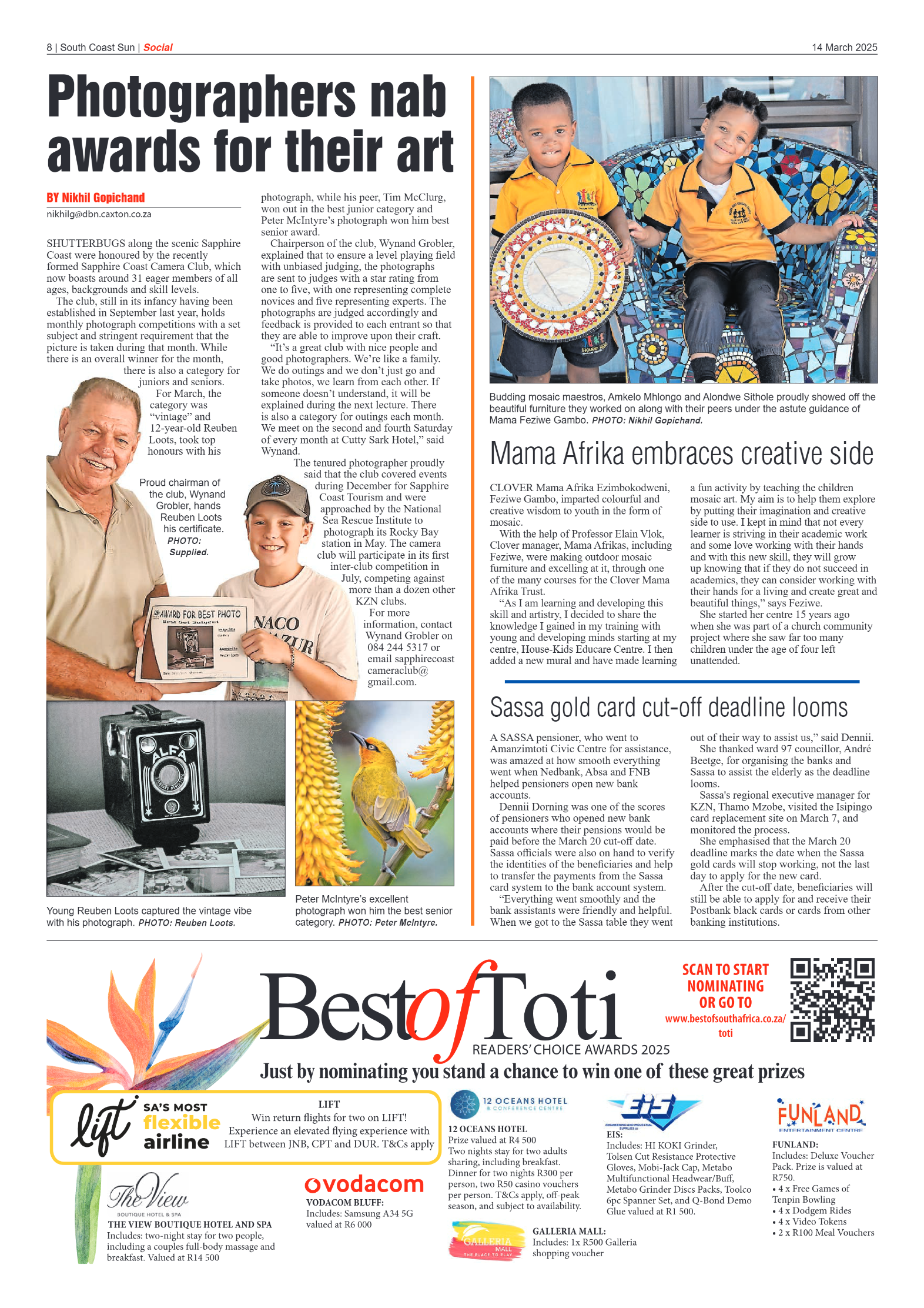 South Coast Sun 14 March 2025 page 8