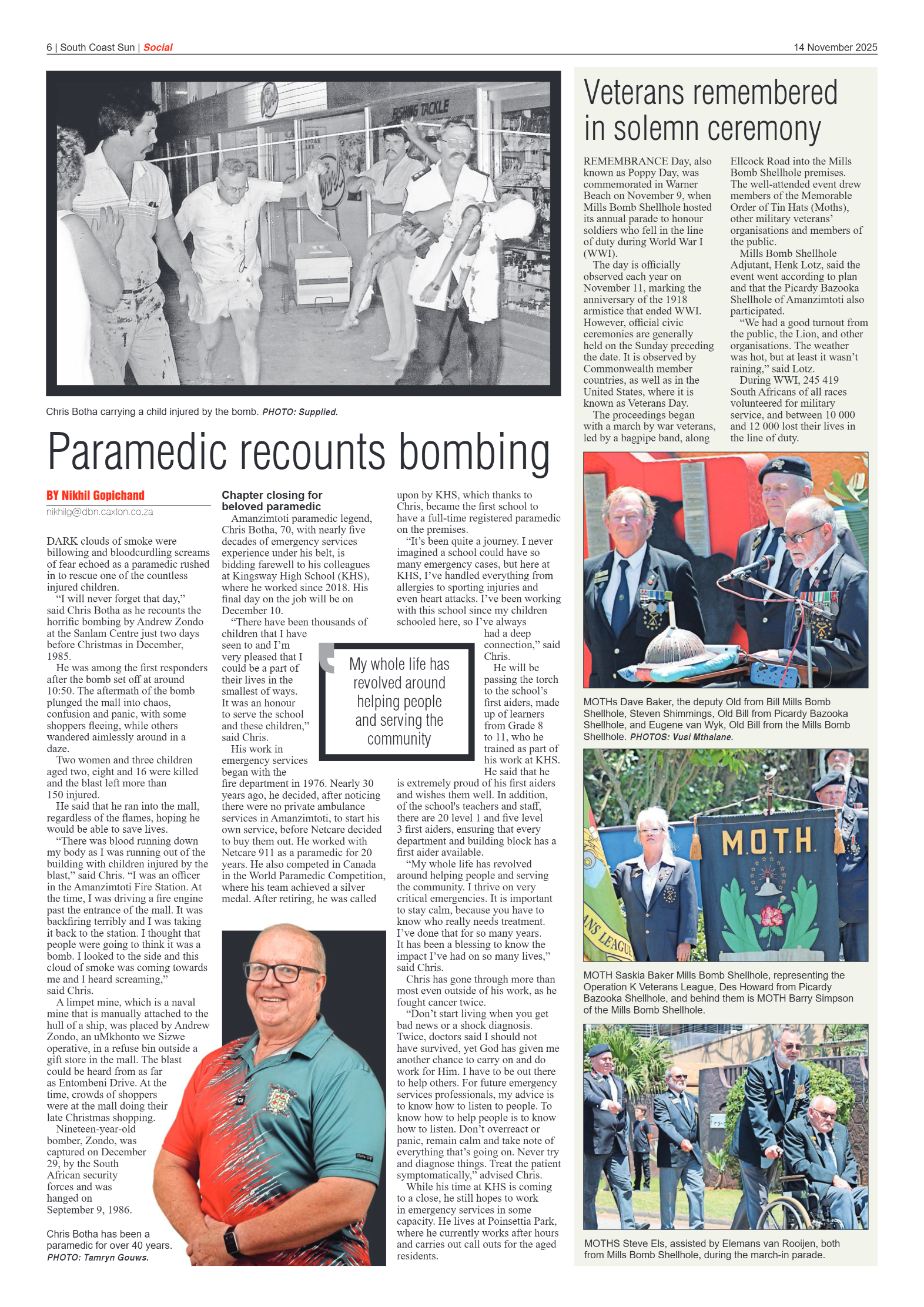 South Coast Sun 14 November 2025 page 6