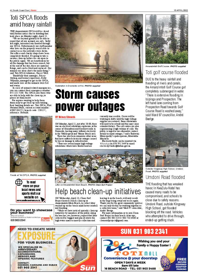 South Coast Sun 15 April 2022 page 4