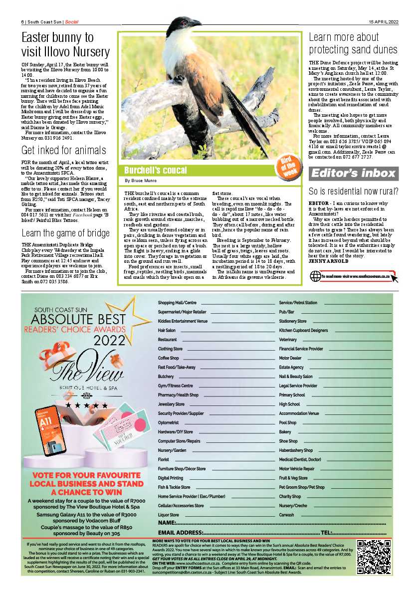 South Coast Sun 15 April 2022 page 6