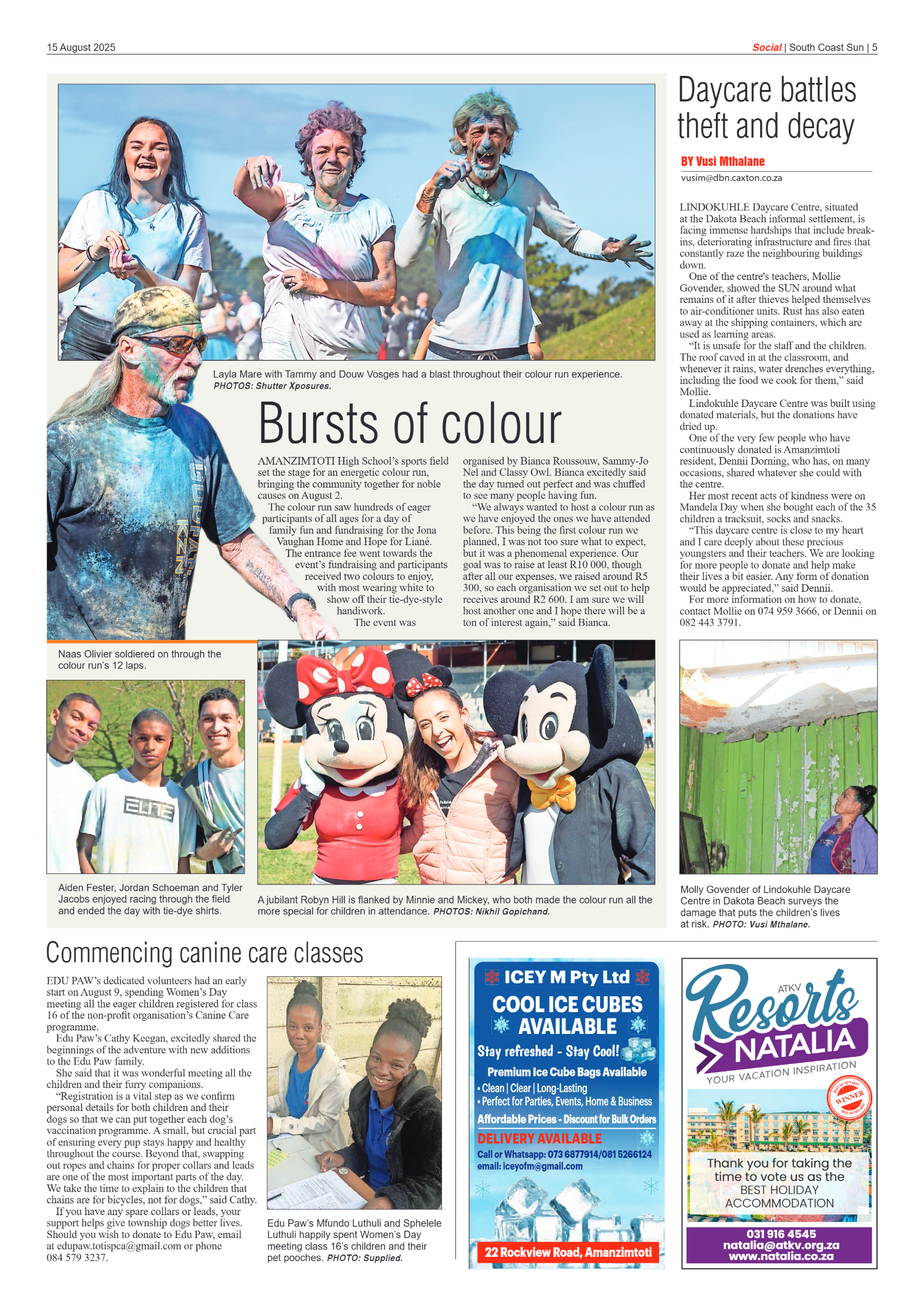 South Coast Sun 15 August 2025 page 5