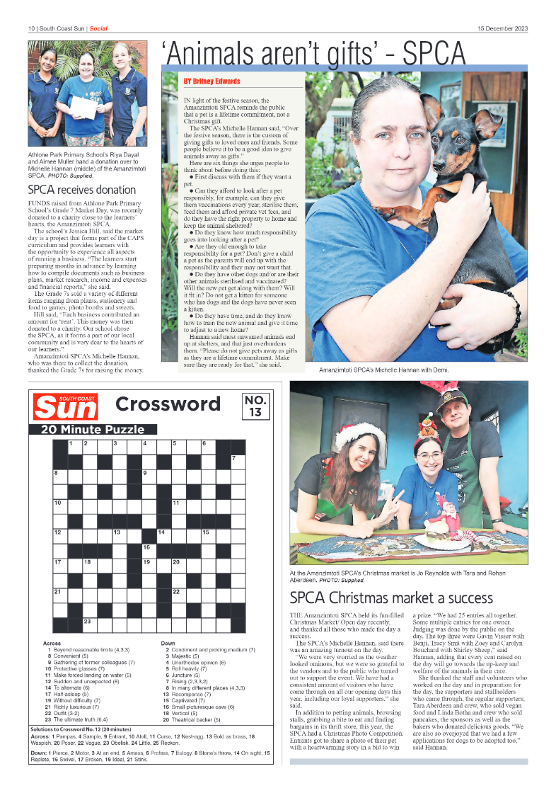 South Coast Sun 15 December 2023 page 10