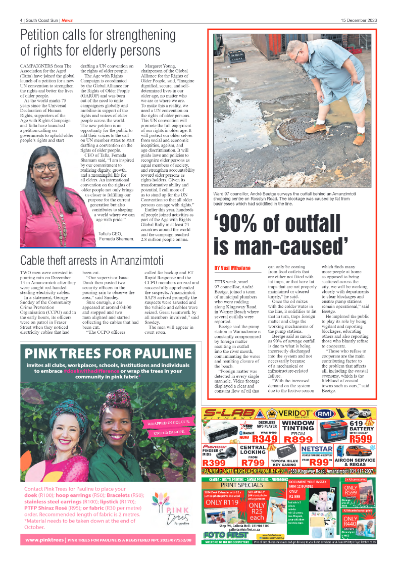 South Coast Sun 15 December 2023 page 4