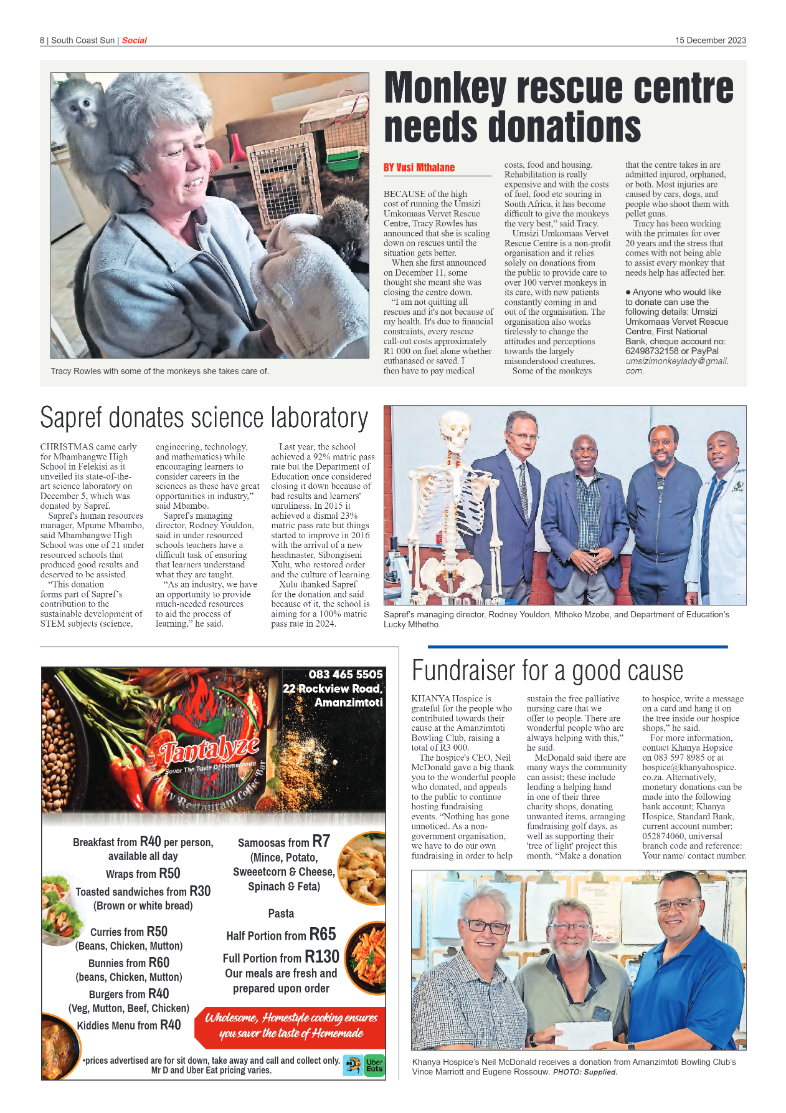 South Coast Sun 15 December 2023 page 8