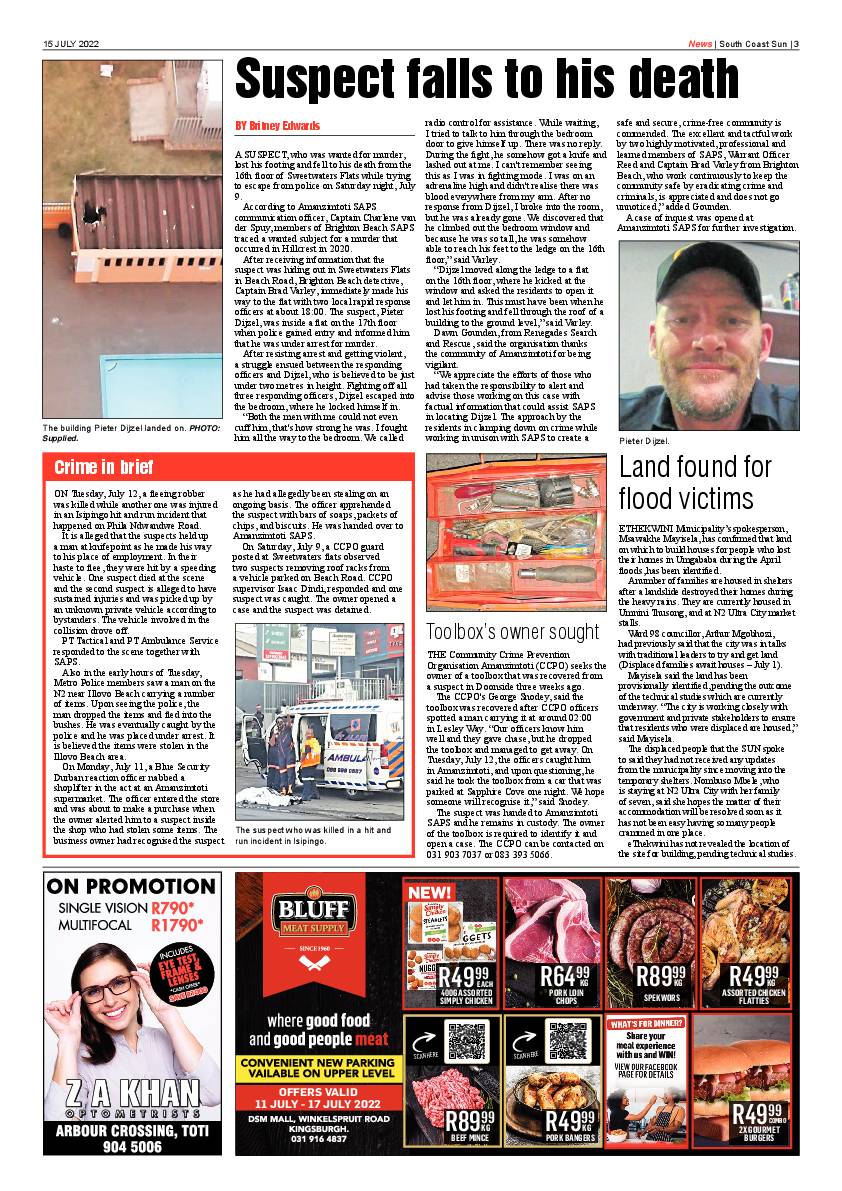 South Coast Sun 15 July 2022 page 3
