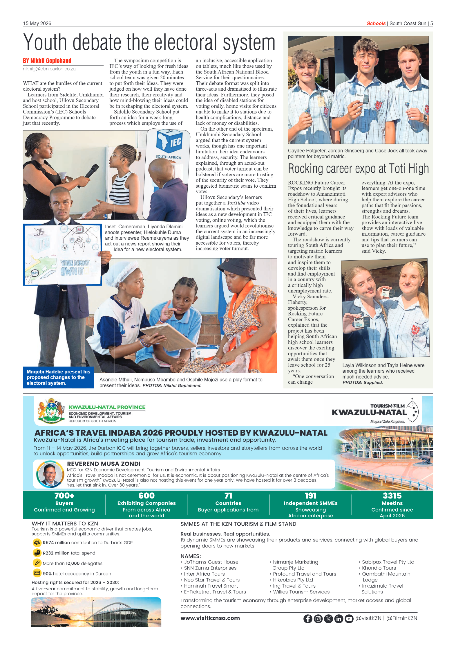 South Coast Sun 15 May 2026 page 5