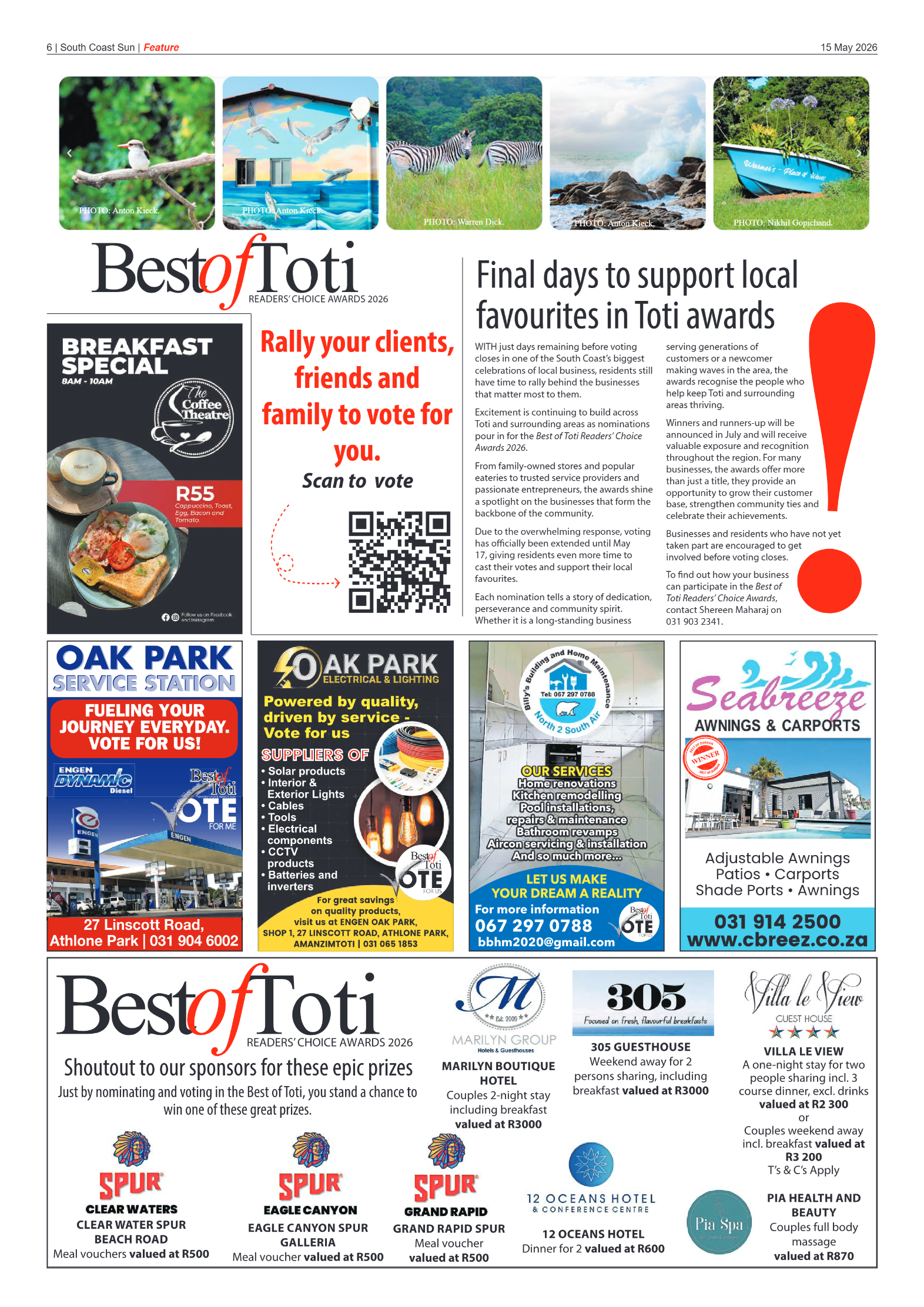 South Coast Sun 15 May 2026 page 6
