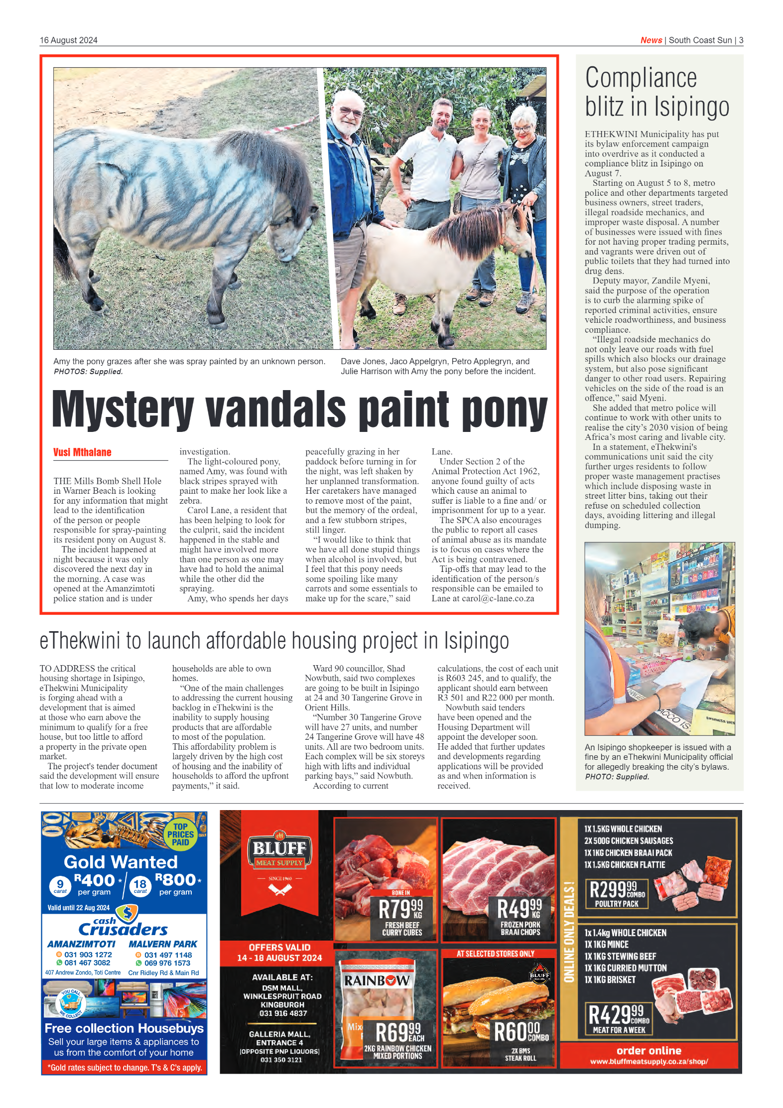 South Coast Sun 16 August 2024 page 3