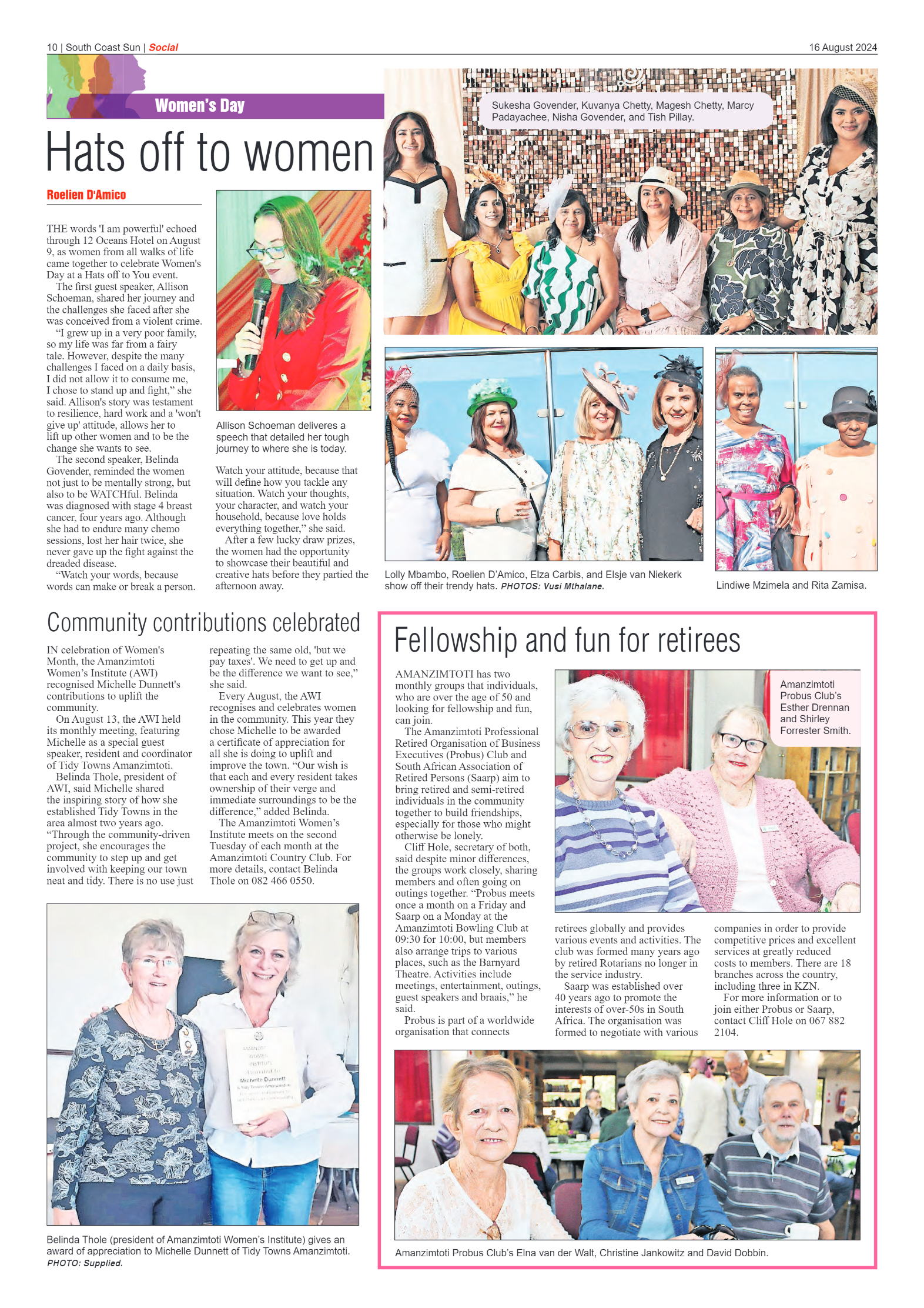 South Coast Sun 16 August 2024 page 9