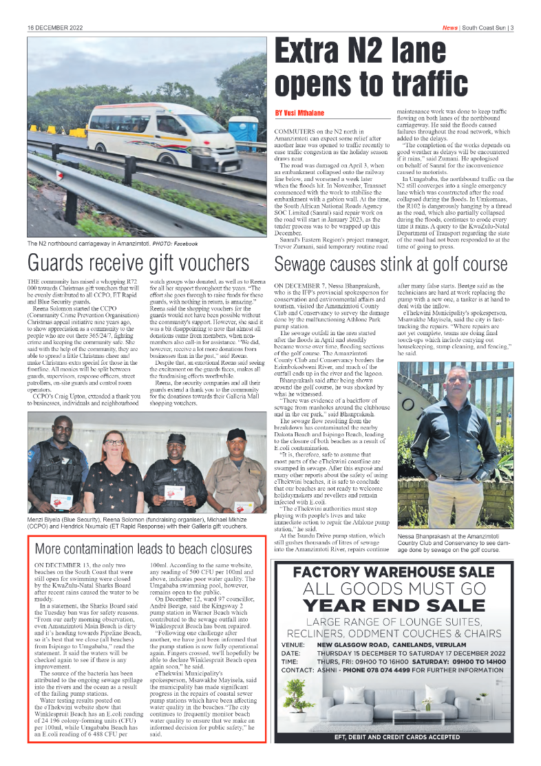 South Coast Sun 16 December 2022 page 3
