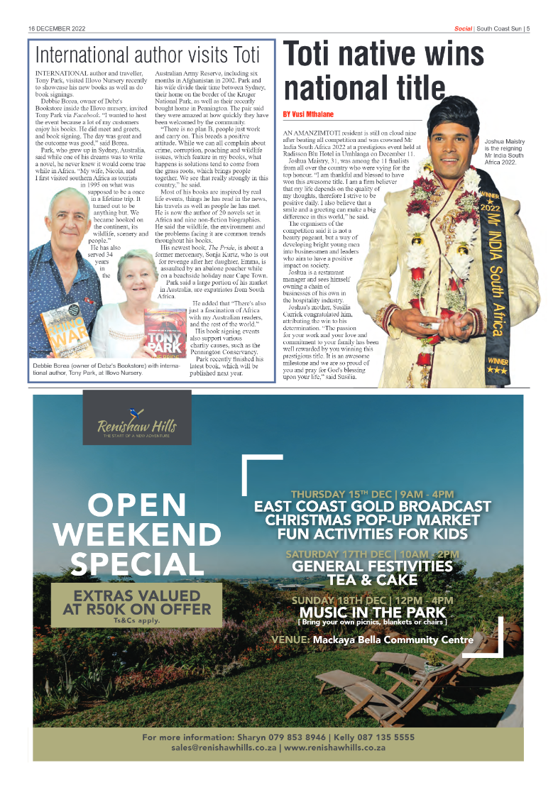 South Coast Sun 16 December 2022 page 5