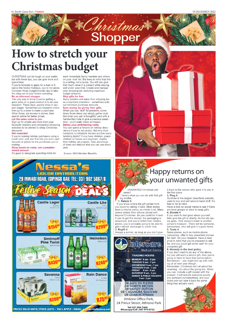 South Coast Sun 16 December 2022 page 8