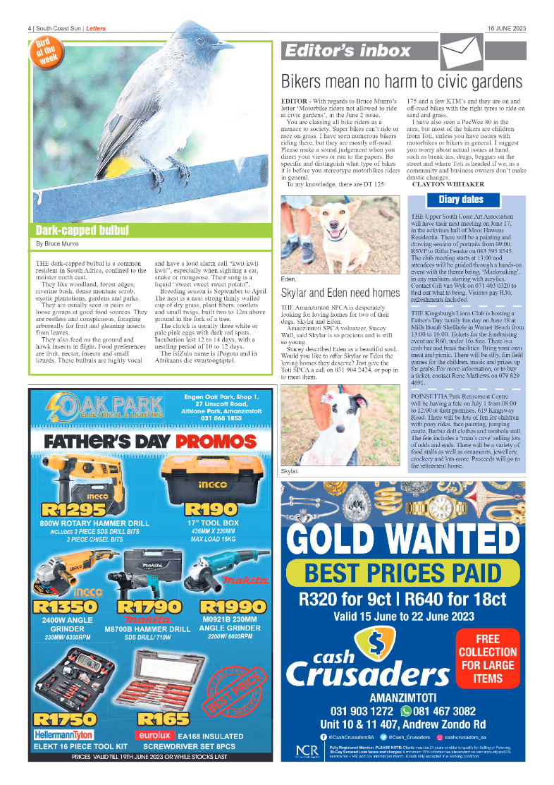 South Coast Sun 16 June 2023 page 4