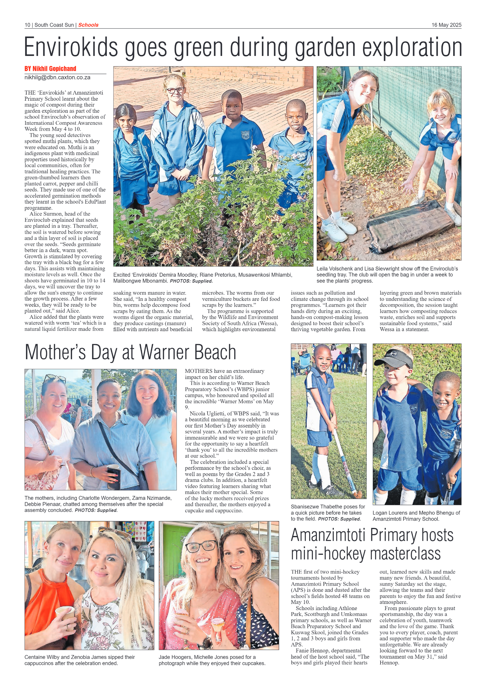South Coast Sun 16 May 2025 page 10
