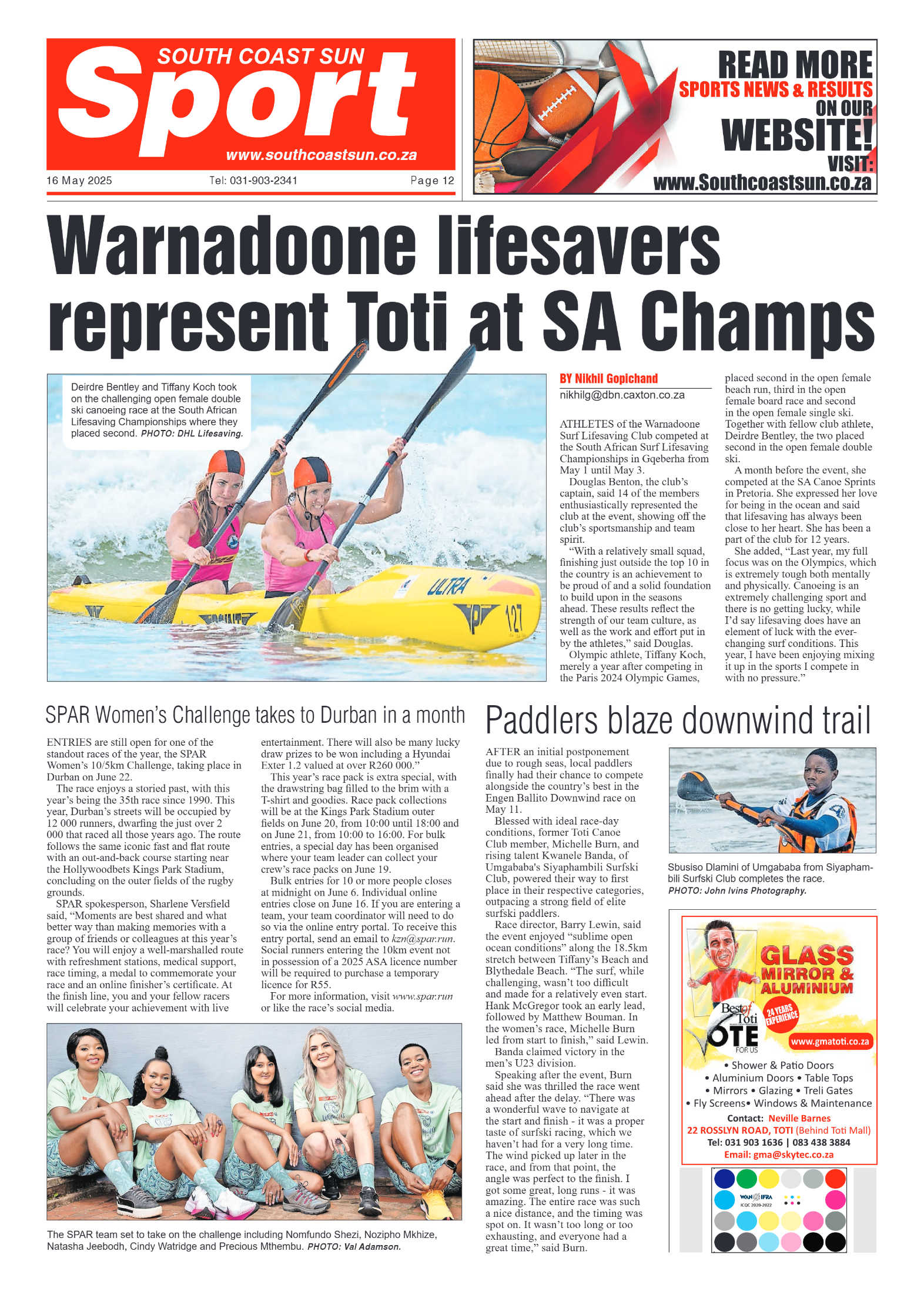 South Coast Sun 16 May 2025 page 12