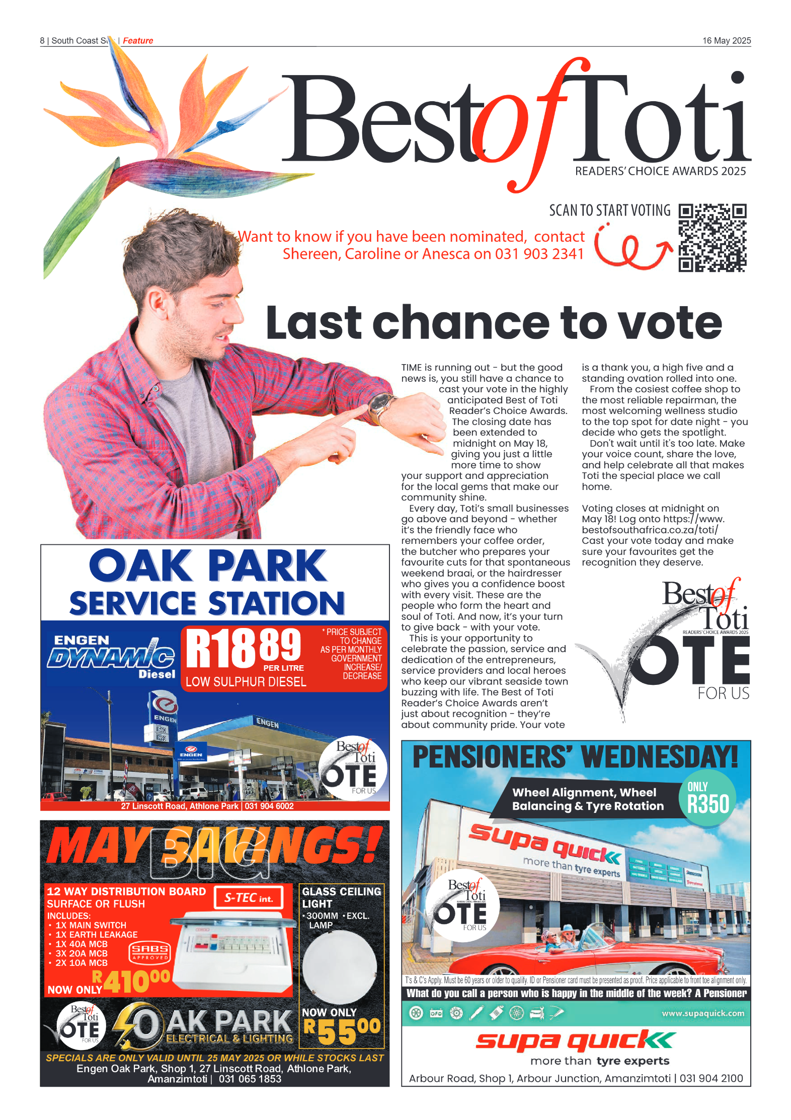 South Coast Sun 16 May 2025 page 8