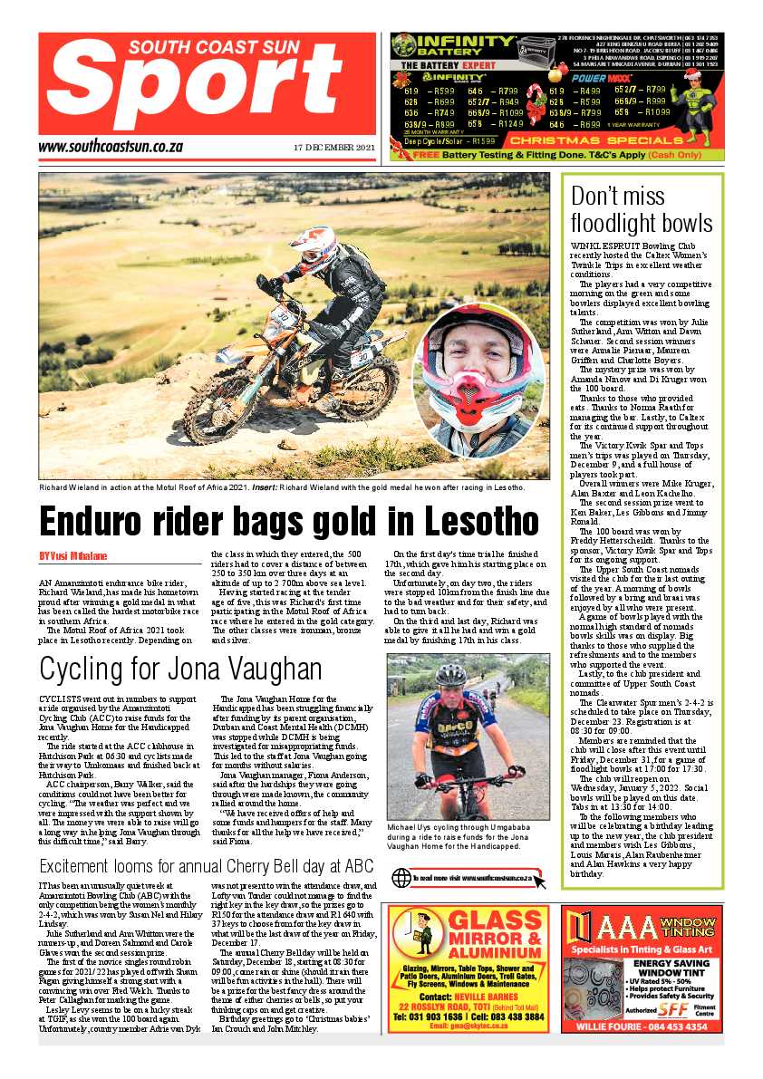 South Coast Sun 17 December 2021 page 12