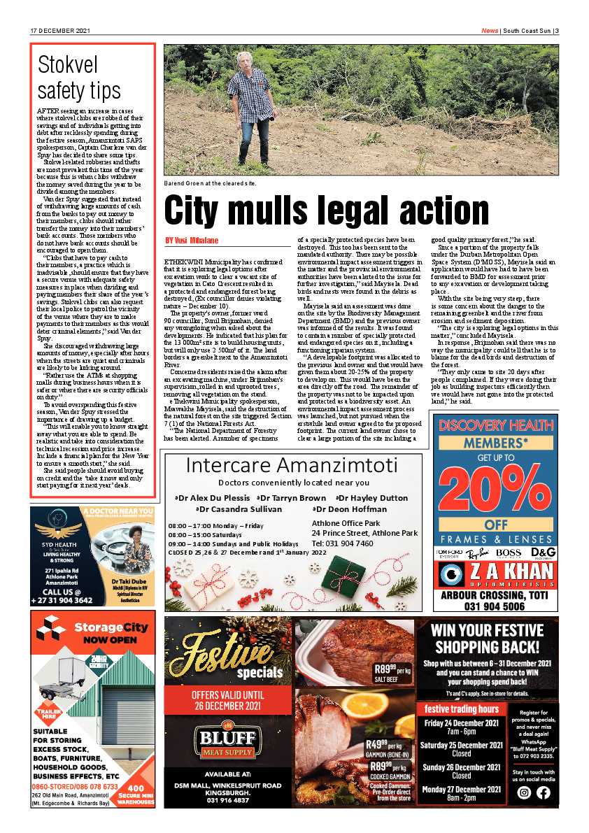 South Coast Sun 17 December 2021 page 3