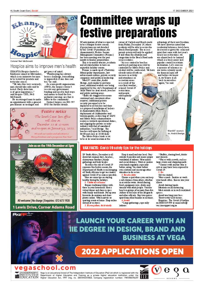 South Coast Sun 17 December 2021 page 4