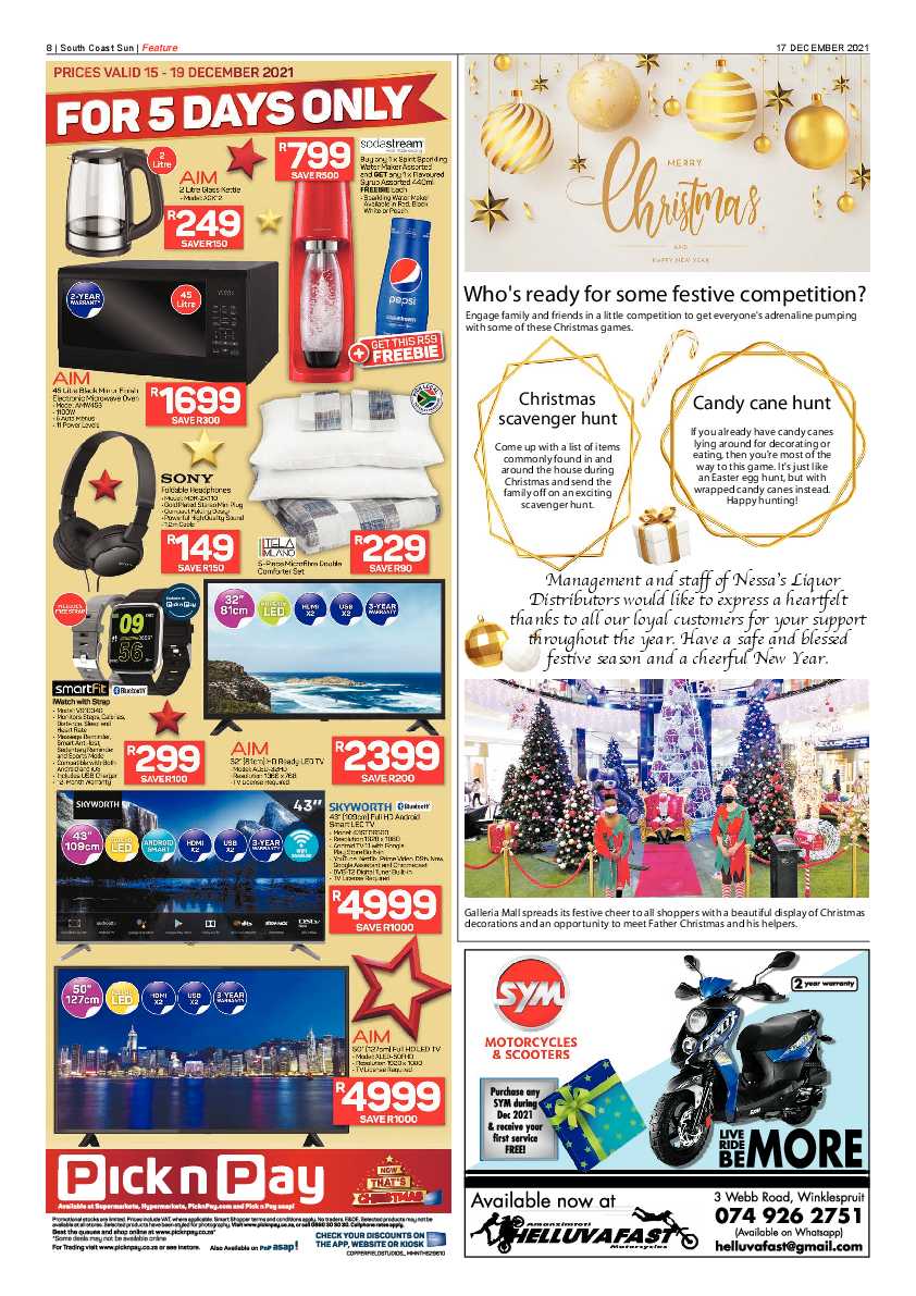 South Coast Sun 17 December 2021 page 8