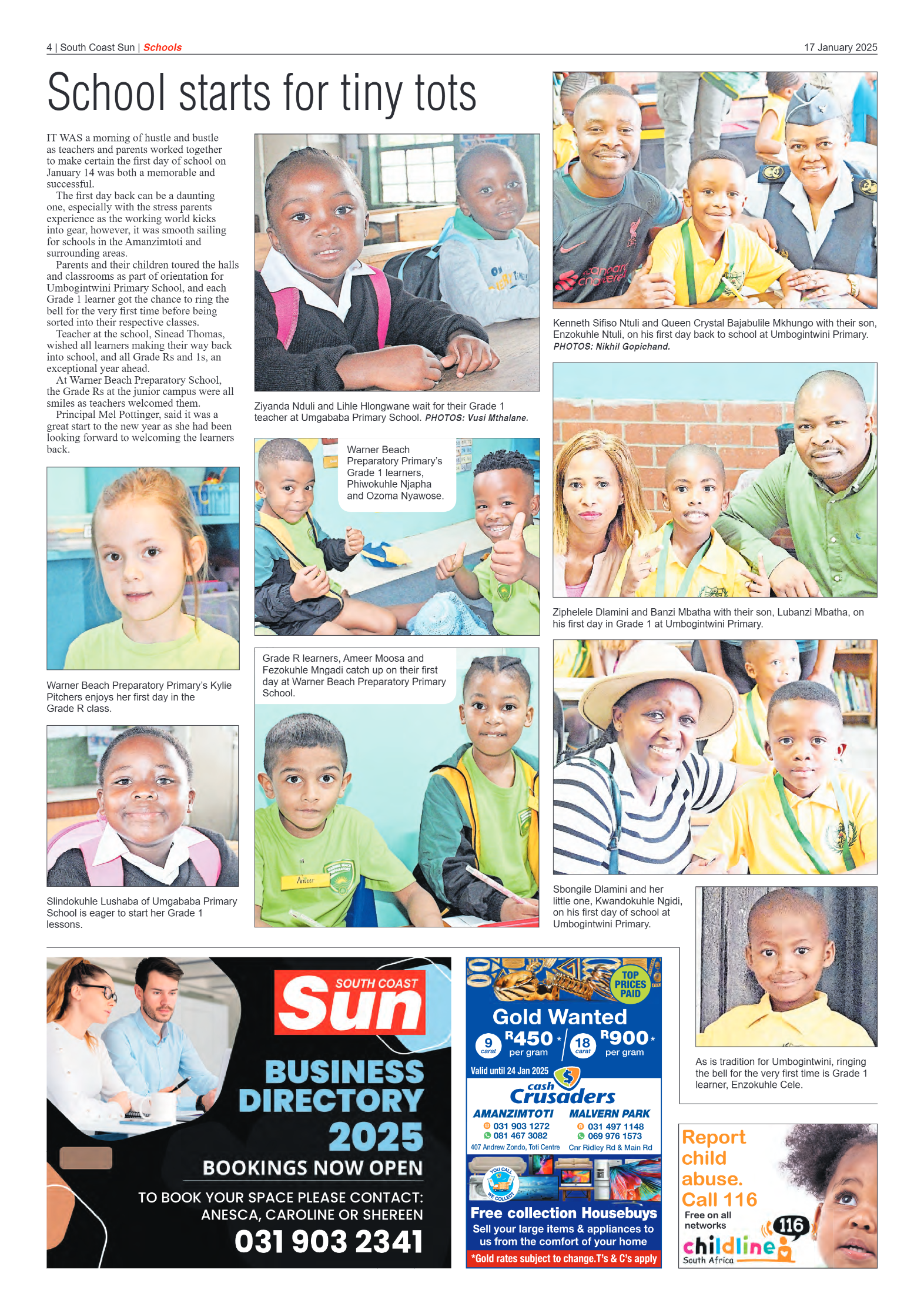South Coast Sun 17 January 2025 page 4
