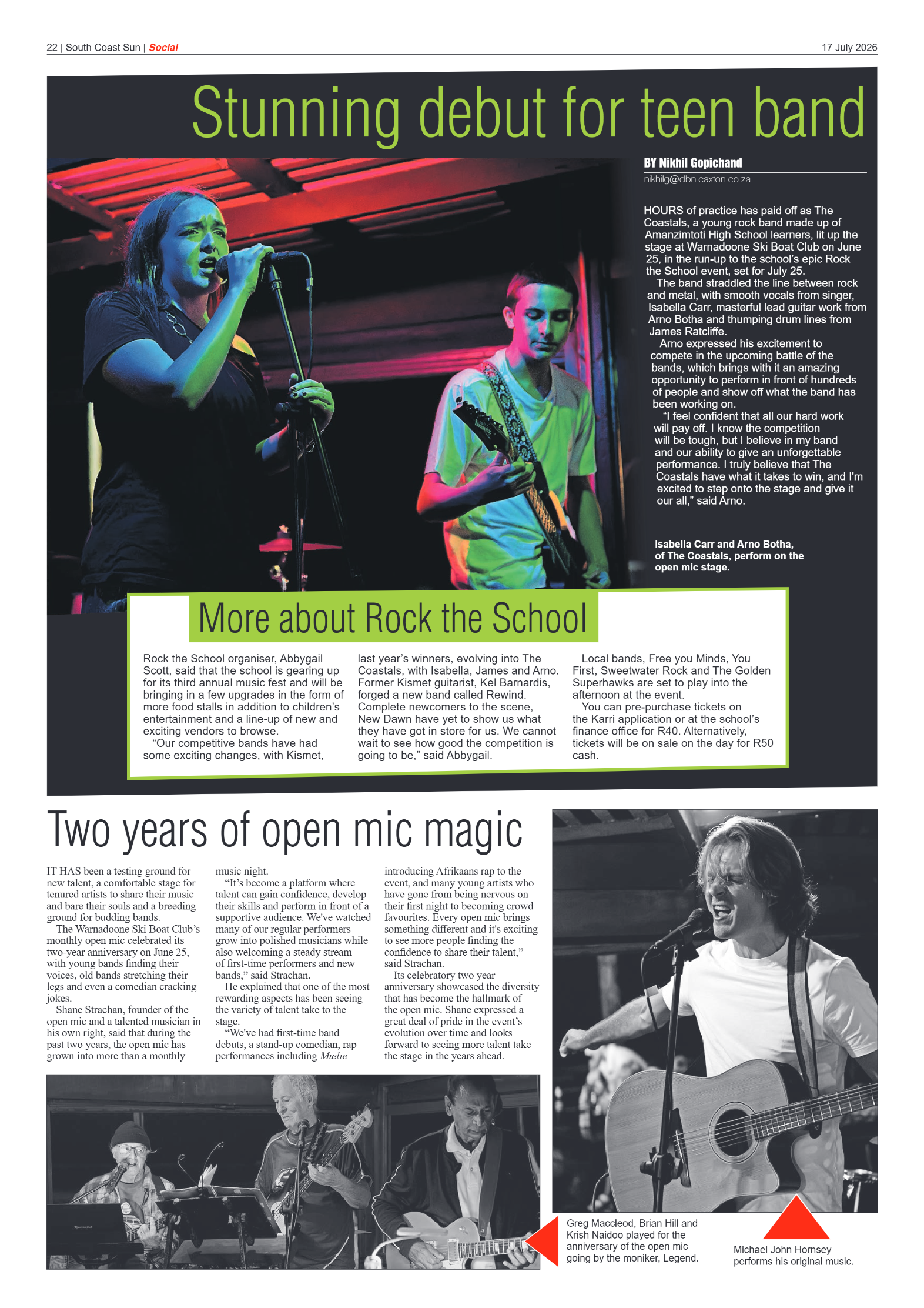 South Coast Sun 17 July 2026 page 22