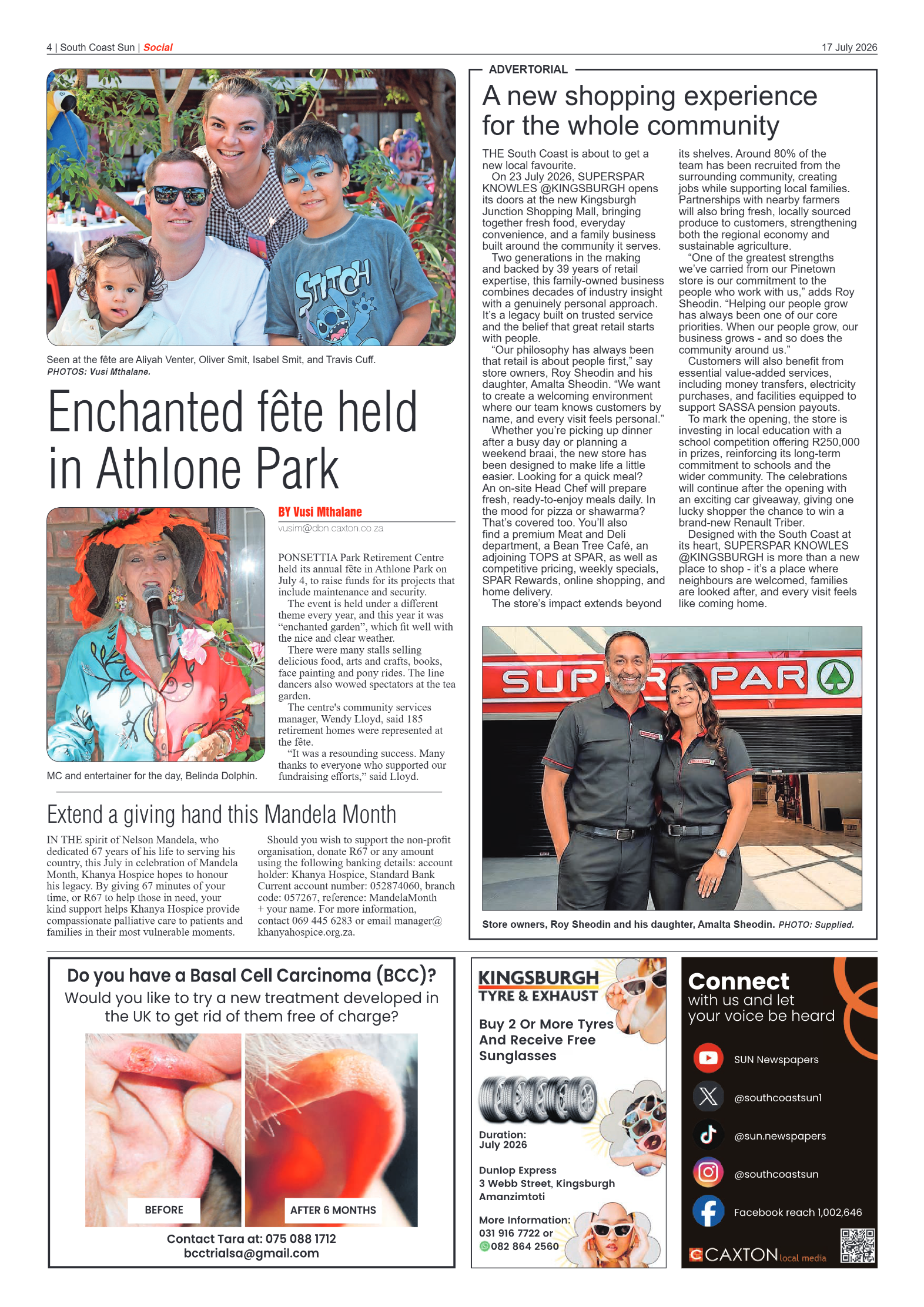 South Coast Sun 17 July 2026 page 4
