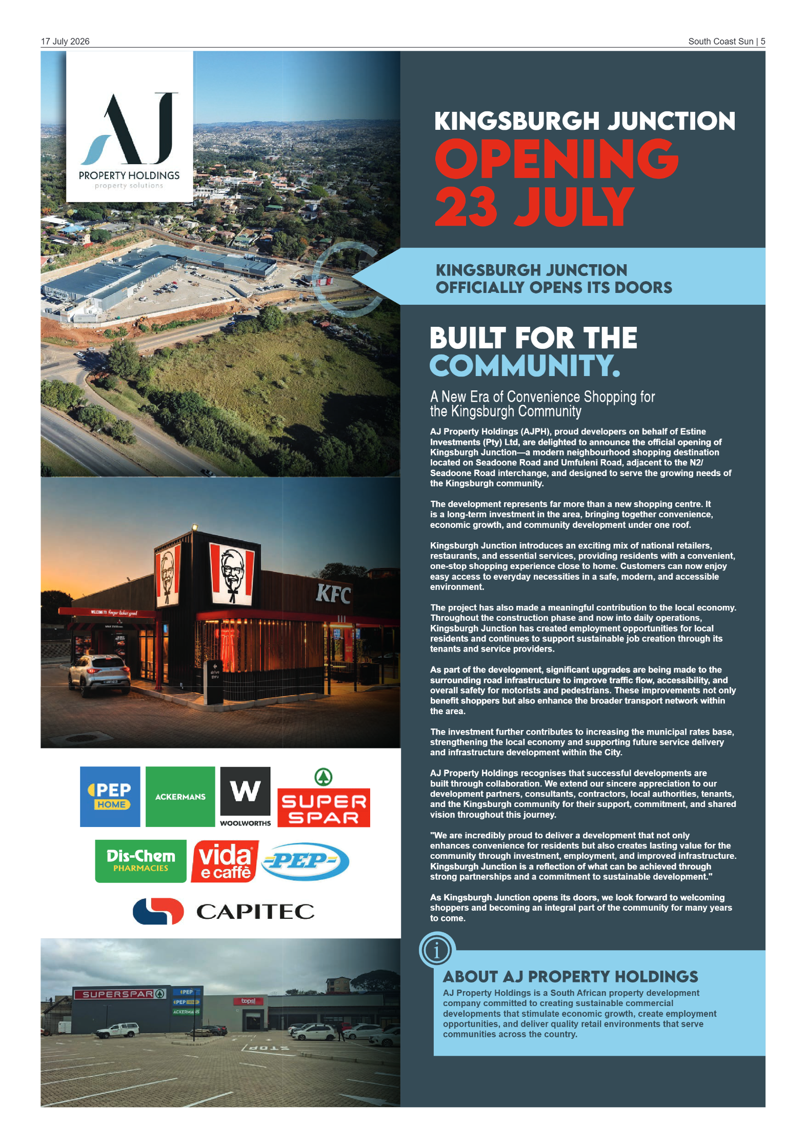 South Coast Sun 17 July 2026 page 5