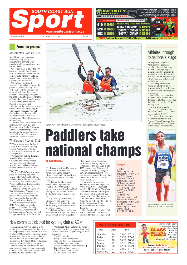 South Coast Sun 17 November 2023 page 12