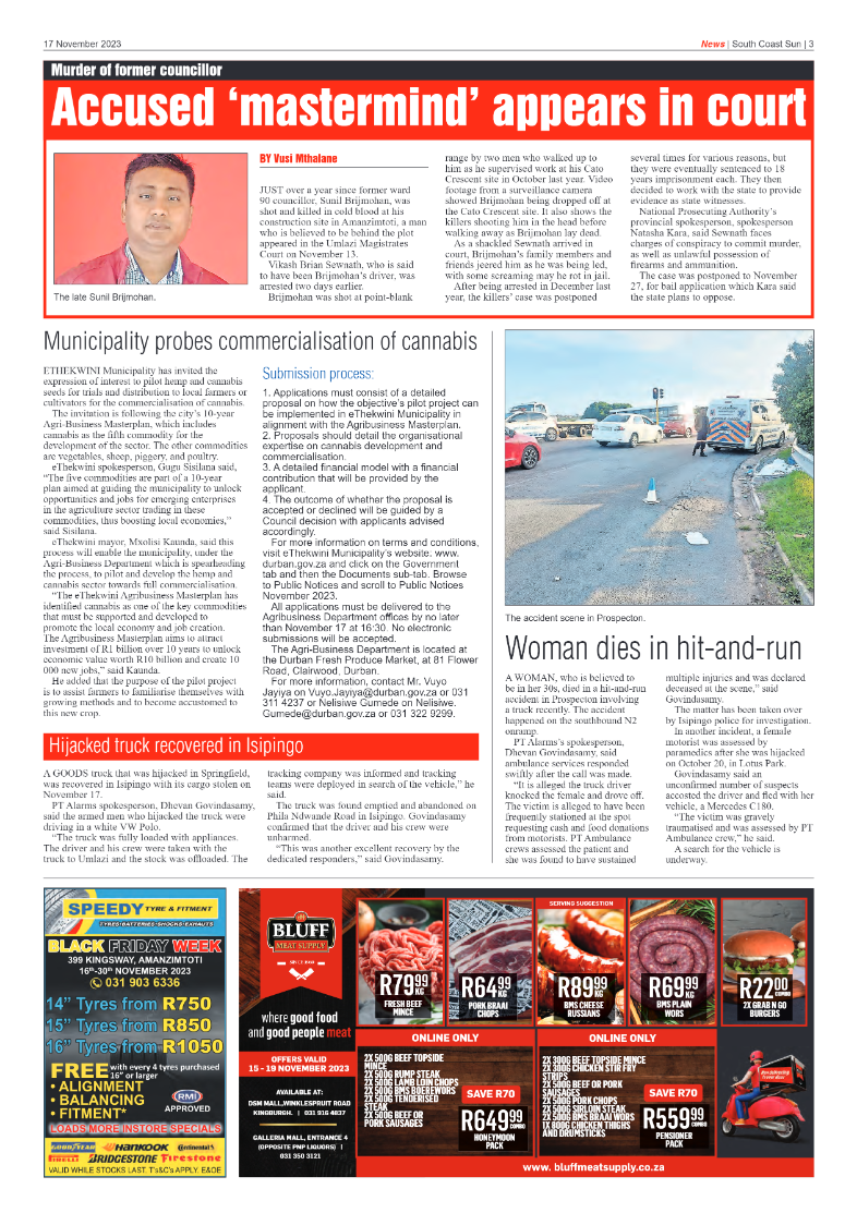 South Coast Sun 17 November 2023 page 3