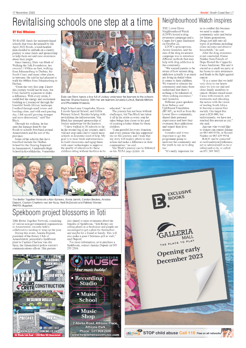 South Coast Sun 17 November 2023 page 7