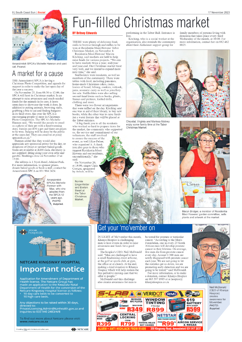 South Coast Sun 17 November 2023 page 8