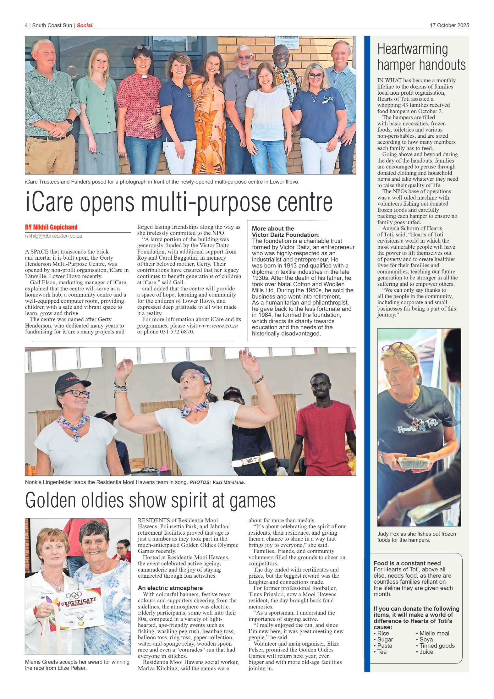 South Coast Sun 17 October 2025 page 4